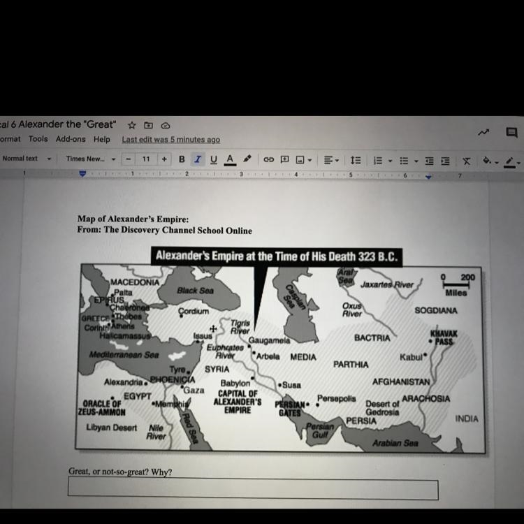 Pleas help me. Just give see if Alexander the Great is great based on this map and-example-1