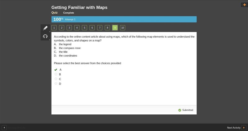 According to the online content article about using maps, which of the following map-example-2