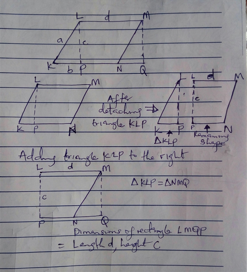 Triangle KLP KLP is cut from parallelogram KLMN KLMN and moved to its right-hand side-example-2