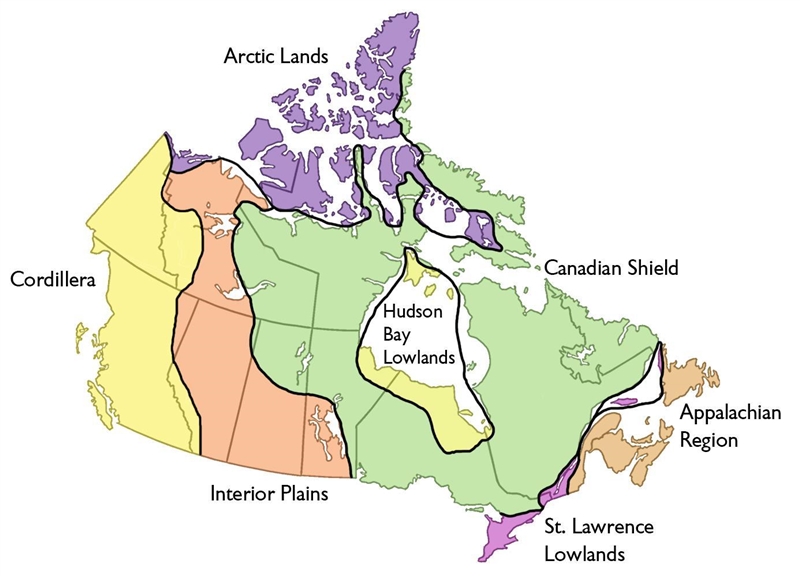 Which of the following regions is labeled with the number 1 on the map above?-example-1