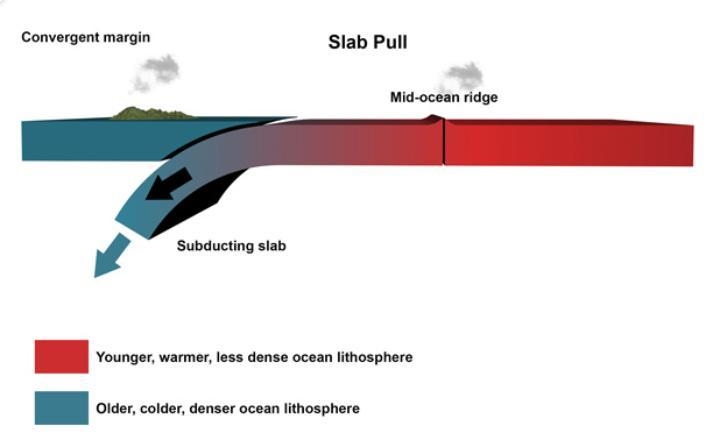 Which of these is the force exerted by the leading edge of a subducting plate?-example-1