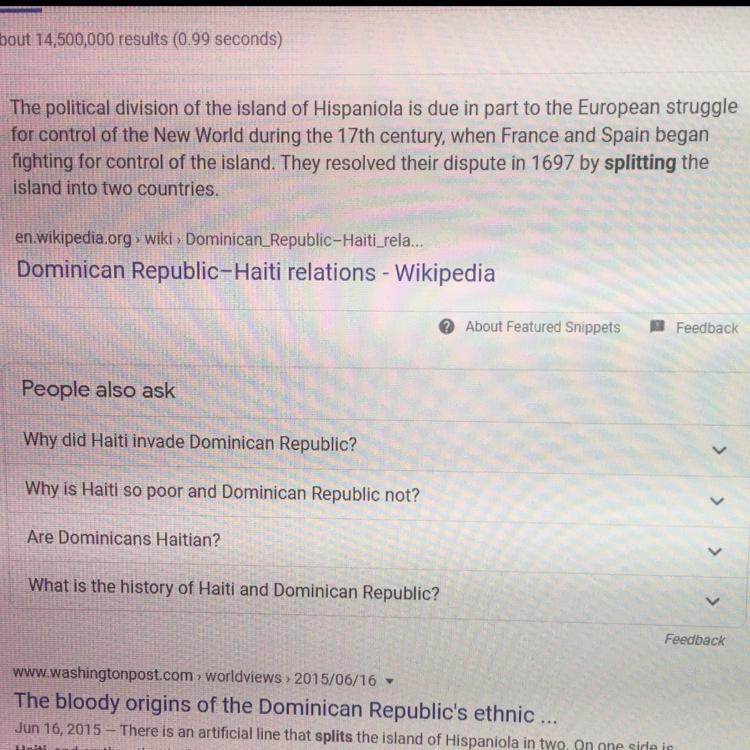 Why Haiti and Dominican Republic split into 2? Help I please ASAP-example-1