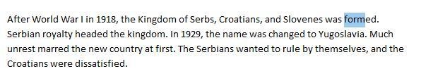 When was the Kingdom of Serbs, Croats, and Slovenes formed? after the Crimean War-example-1