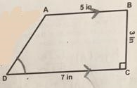 In trapazoid abcd ab is parallel to dc, bc is perpendicular to dc determine the measure-example-1