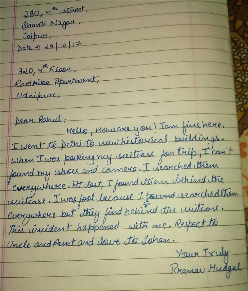 01. Write a letter to one of your friend describing how your last trip.​-example-1