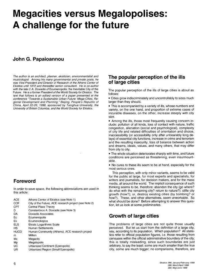 What makes Europe’s megalopolis challenge unique?-example-1