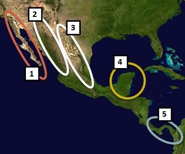 Analyze the map below and answer the question that follows. The Isthmus of Panama-example-1