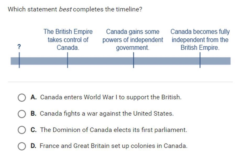 Which statement best complete the timeline ??-example-1