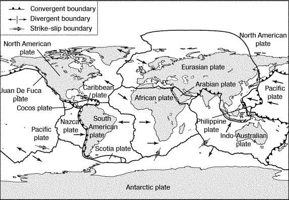 (50 points) HURRY! According to the figure above, what type of plate boundary occurs-example-1