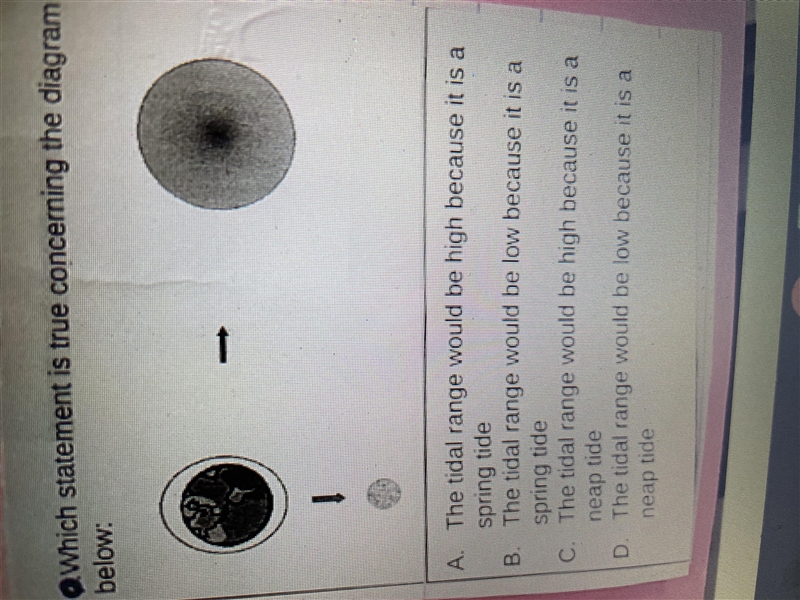 Which statement is true concerning the diagram below ALL ANSWERS ARE ON THERE WHICH-example-1