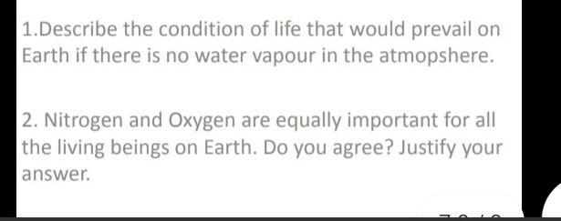 Describe the condition of life on EARTH if....... .​-example-1