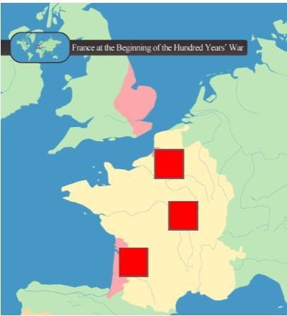 Before the Hundred Years’ War, not all French territories were united under one king-example-1