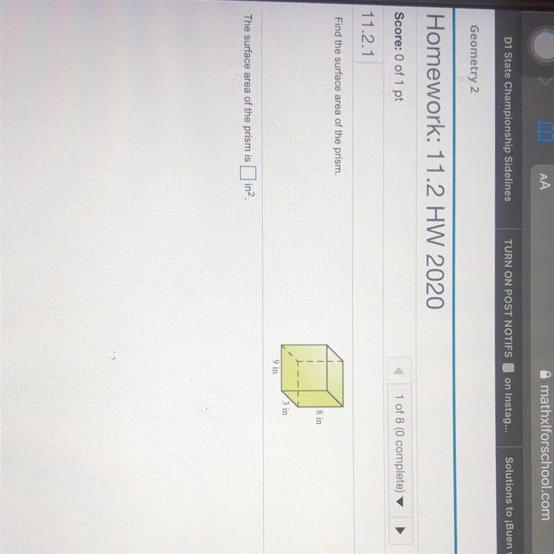 Find the surface area of the prism-example-1