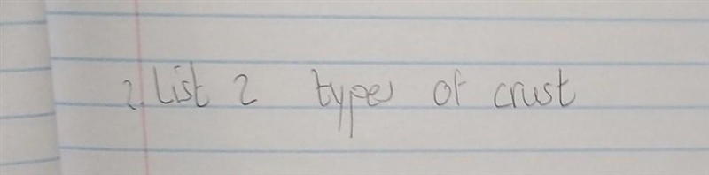 Name 4 layers of the internal structure of the earth ​-example-1