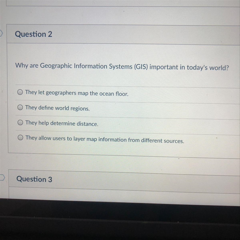 Why are Geographic Information Systems (GIS) important in today's world? They let-example-1