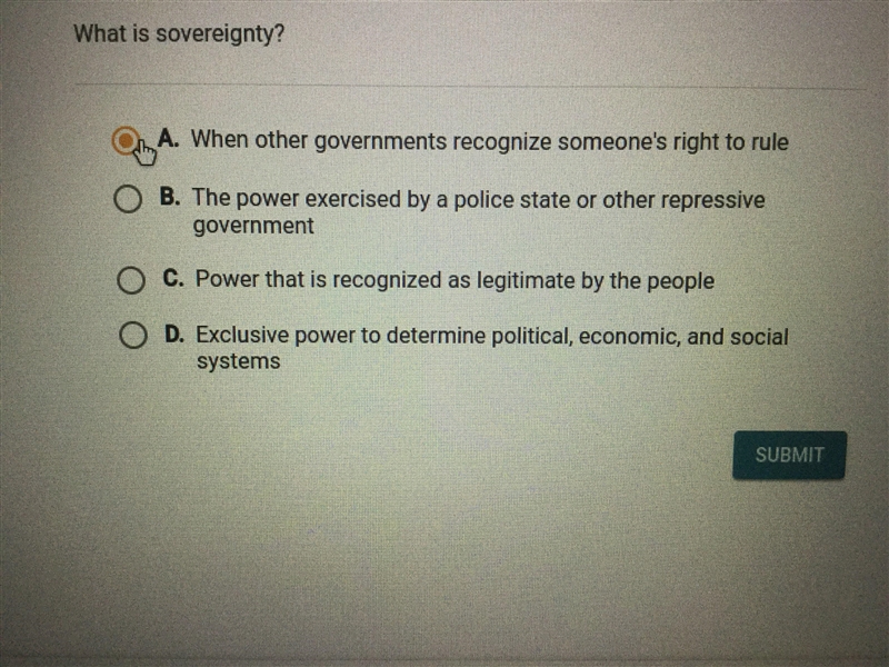 What is sovereignty? Pls help. I am not very sure :(-example-1