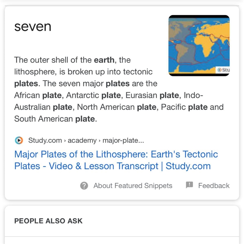 How many “plates” total are there on earth-example-1