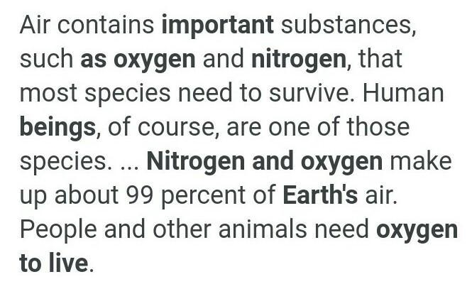 Are nitrogen and oxygen equally important for all the living beings on earth? Do you-example-1