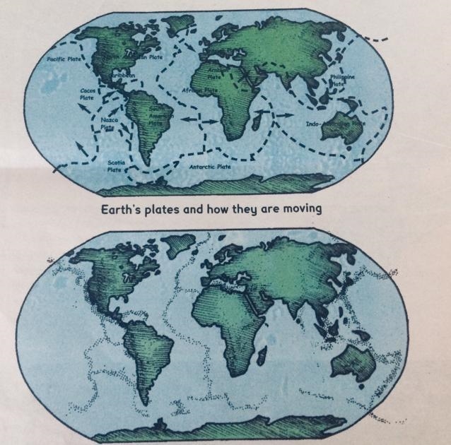 How does this map support the theory of continental drift? WORTH 25 POINTS-example-1