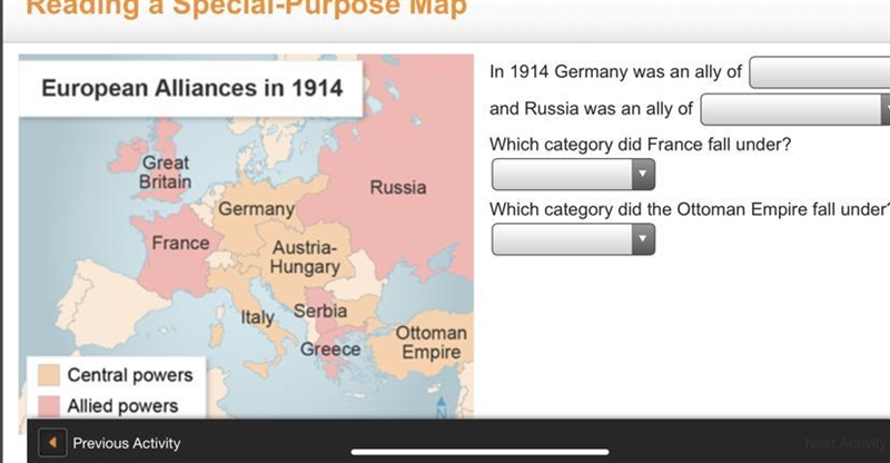 Answer bar: 1.) Serbia, Great Britain, Australia Hungary 2.) Serbia, Great Britain-example-1