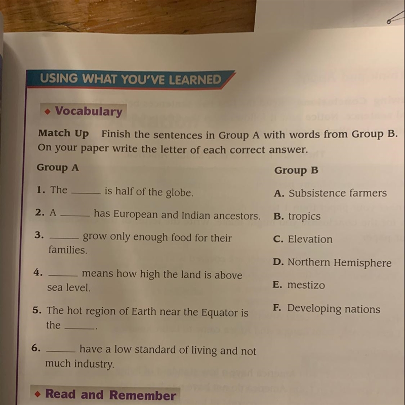 Answer question 1-6 please it’s for geography-example-1