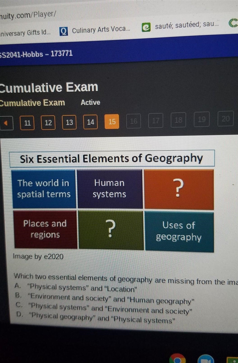 Six Essential Elements of Geography The world in spatial terms Human systems ? Places-example-1