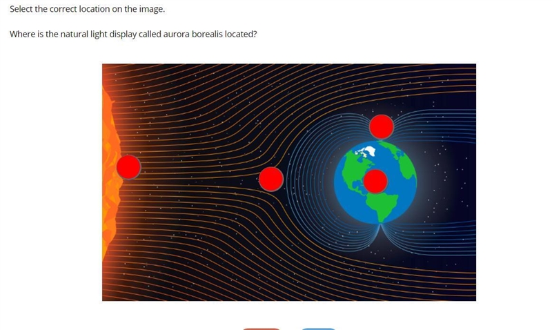 Select the correct location on the image. Where is the natural light display called-example-1