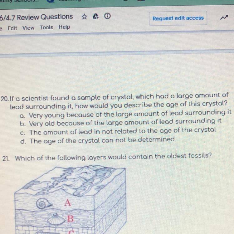 If a scientist found a sample of crystal, which had a large amount of lead surrounding-example-1