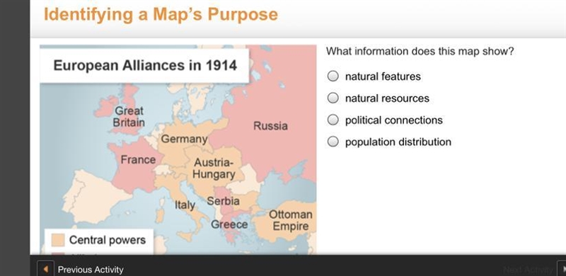 What information does this map show? natural features natural resources political-example-1