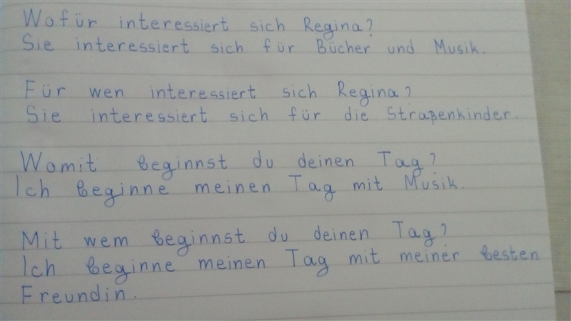 Nur beim Geld konnte sie sich nie gegen die Mannerkonkurrenz durchsetzen. Write 2 sentences-example-1