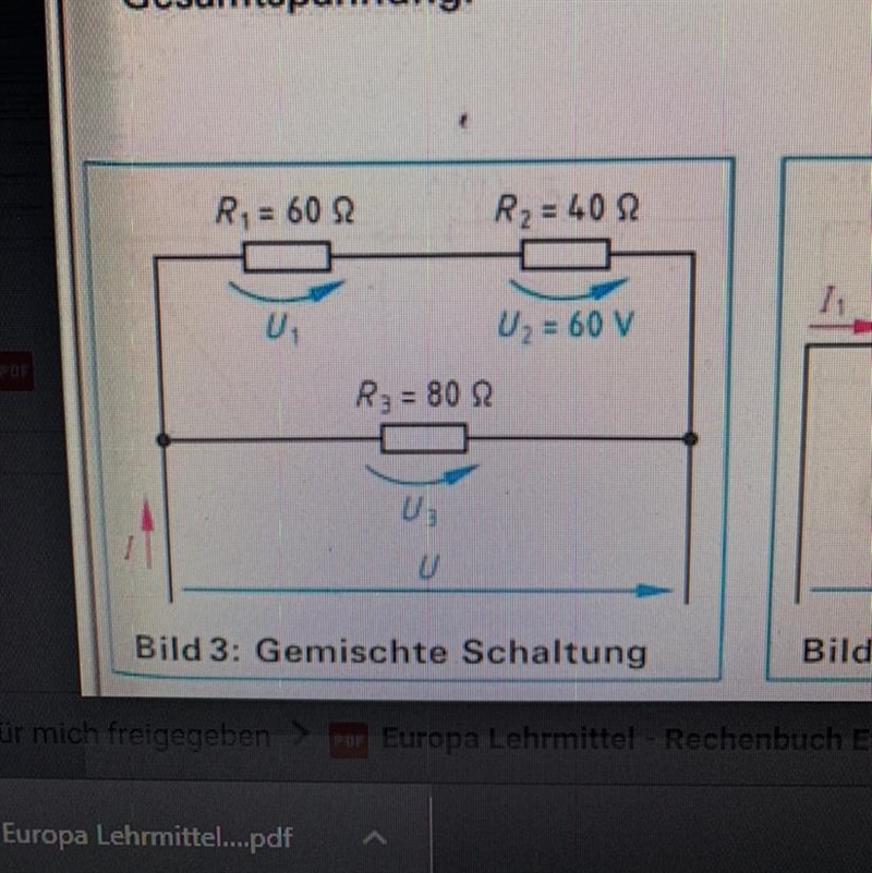 Elektrotechnik Gemischte Schaltungen-example-1