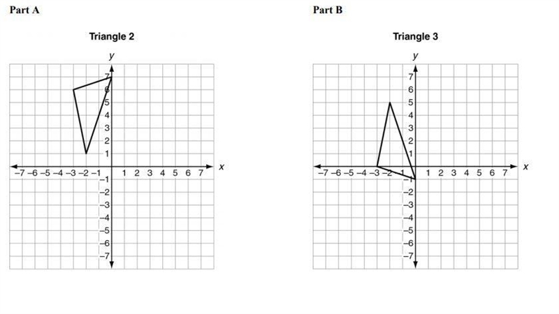 Mrs. Smith gives a group of students with a list of five different transformations-example-1