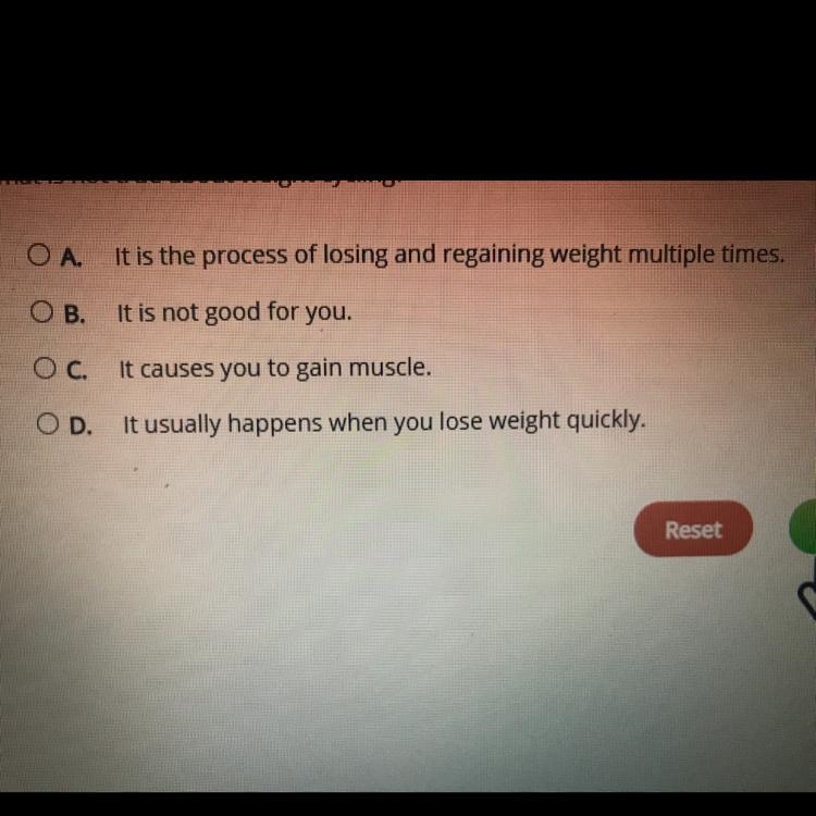 What is not true about weight cycling-example-1