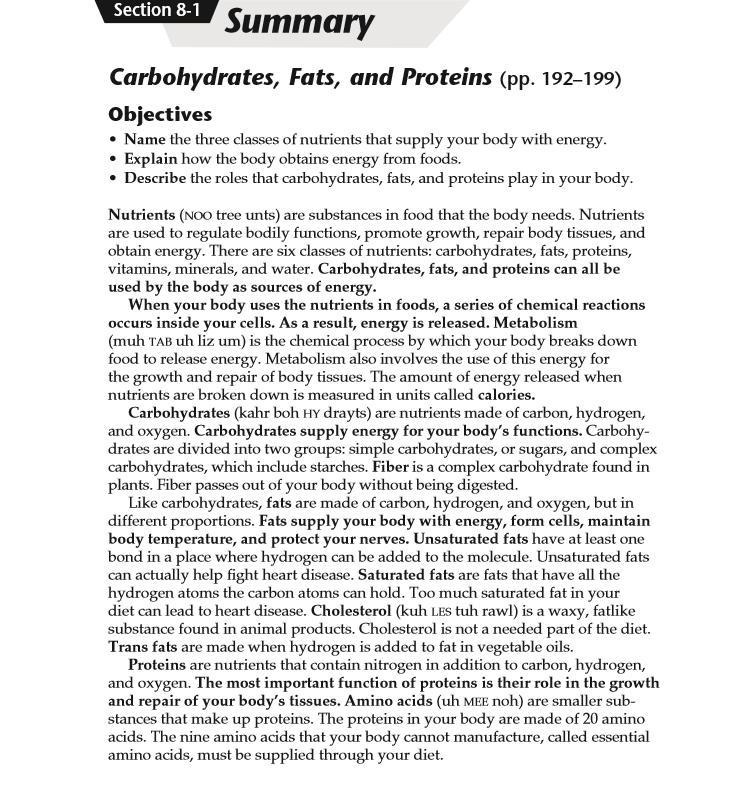 Carbohydrates health essay.-example-1