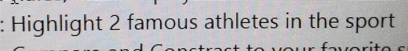 Can someone PLEASE highlight 2 famous athletes in basketball I am clueless on what-example-1