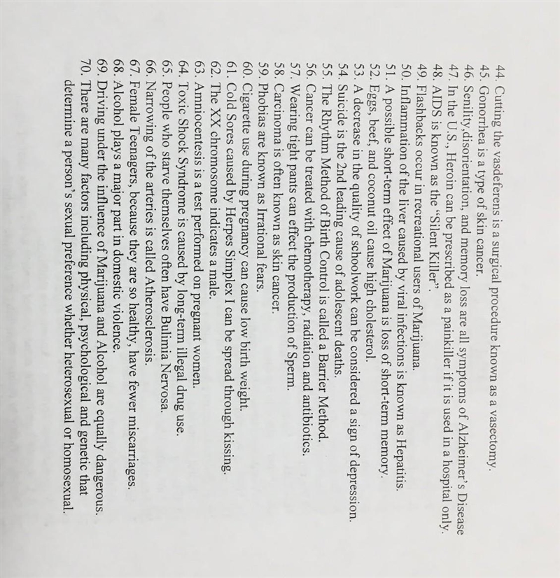 True or false:have all of these done on 24 hours for 25 points do it correctly and-example-1