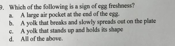 CULINARY QUESTION! Seems easy just cant figure it out, please answer-example-1