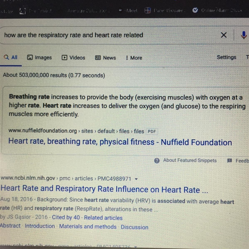 How are respiratory rate and heart rate related?-example-1