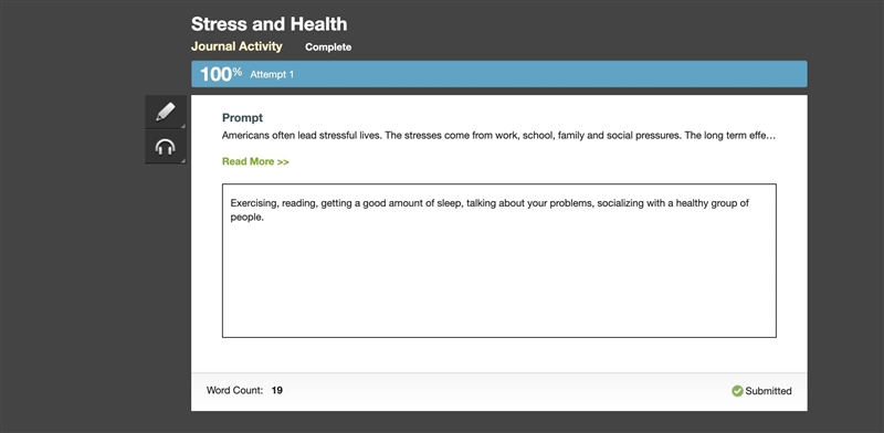 Americans often lead stressful lives. The stresses come from work, school, family-example-1