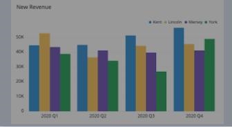 How does data appear on a bar graph? A. As a solid block B. As a single point C. As-example-2