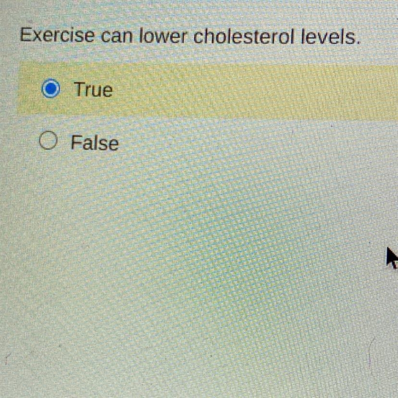 Is this correct?? plz answer this is health !!-example-1