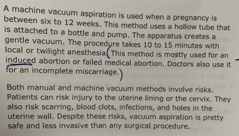 2. If detected early enough, can be used to induce a miscarriage. The History of Abortion-example-1