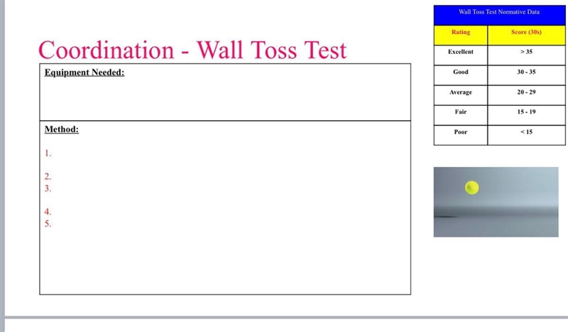 Each of the fitness tests are included on the next slides with diagrams. •Identify-example-1