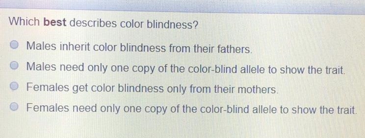 Which best describes color blindness? (Please answer ASAP if you know the answer!)-example-1