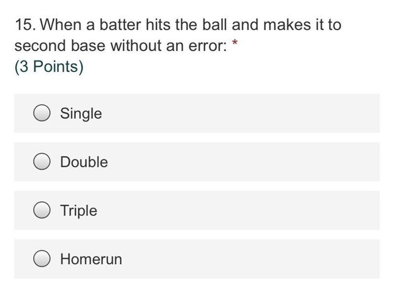 When a batter hits the ball and makes it to second base without an error:-example-1