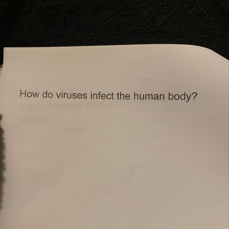 How do viruses infect the human body?-example-1