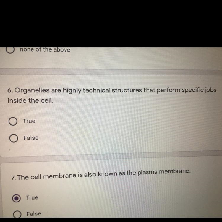 Organelles are highly technical structures that perform specific jobs inside the cell-example-1