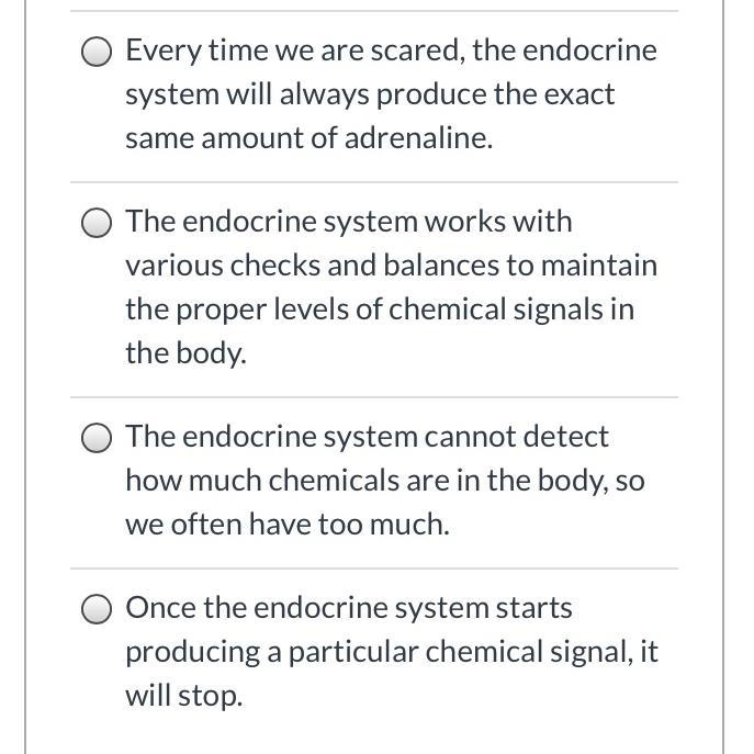 Which of the following concerning regulation of the body by the endocrine system is-example-1