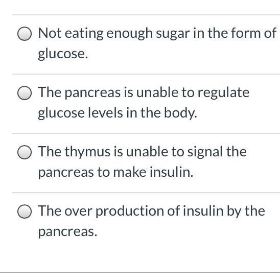 What generally causes diabetes?-example-1