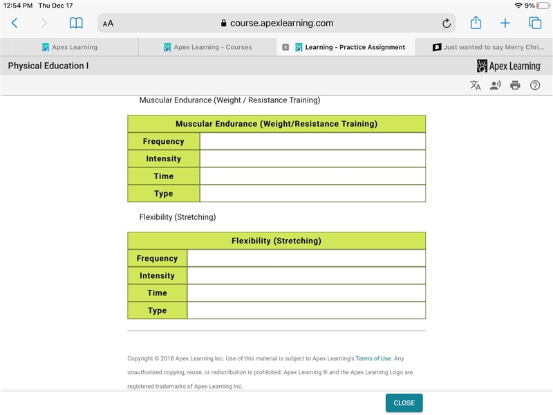 Use the following charts to make a plan for improving or maintaining your endurance-example-1